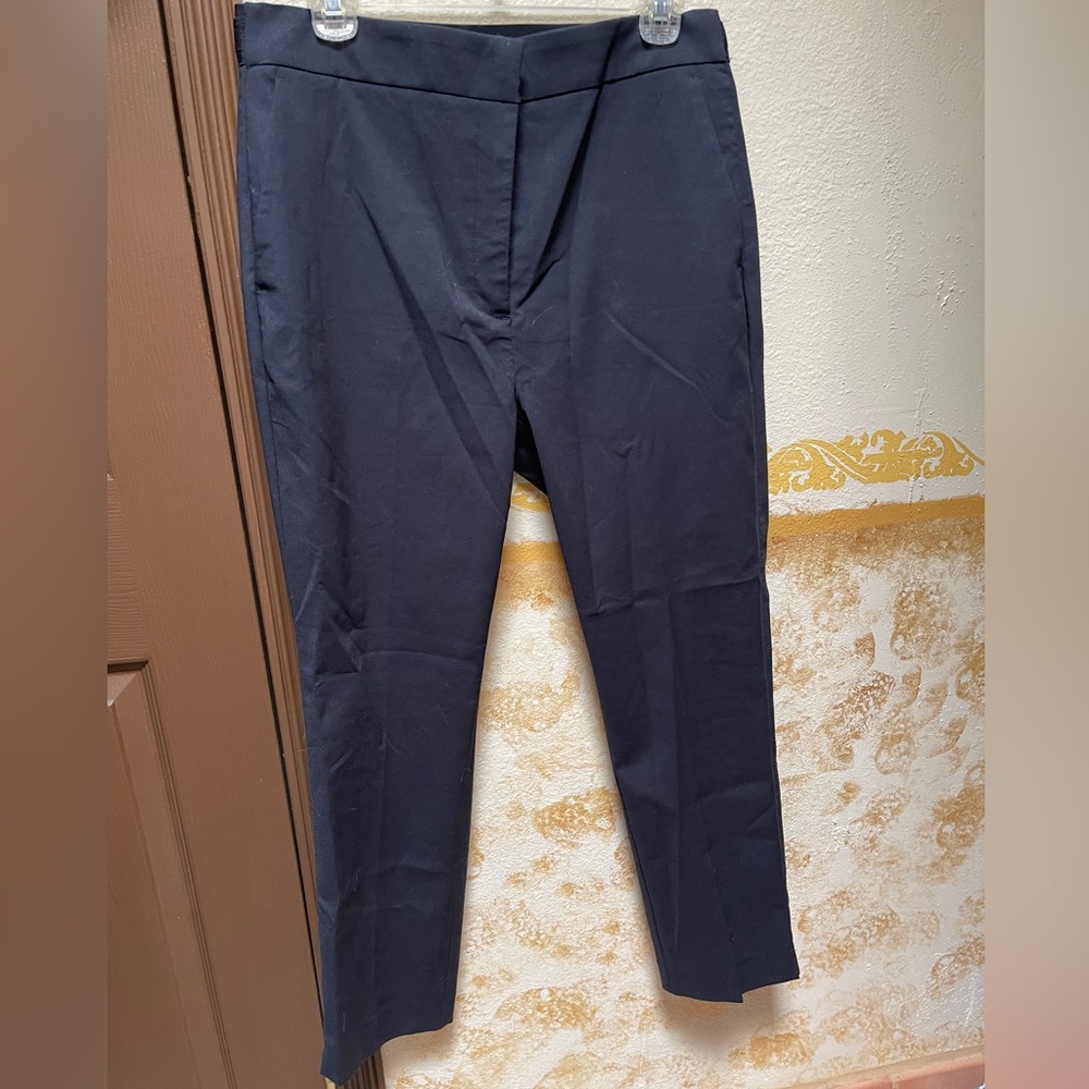 Zara navy blue jogger waist straight pants XL